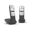 DECT Schnurlostelefon schwarz Gigaset A690 A Duo
