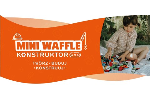 MARIOINEX Klocki Mini Waffle Konstruktor, 140 elementów