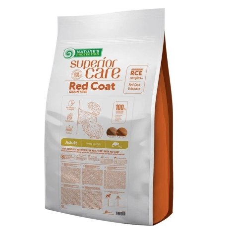 Nature's Protection Red Coat Grain Free Salmon & Krill Adult Small Breeds 10kg