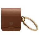 Spigen La Manon AirPods Case PU Leather brązowy/brown 074CS26378
