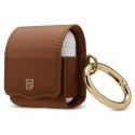 Spigen La Manon AirPods Case PU Leather brązowy/brown 074CS26378