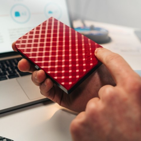 Dysk zewnętrzny Verbatim Store n Go USB 3.0 HDD 1TB czerwony 53203