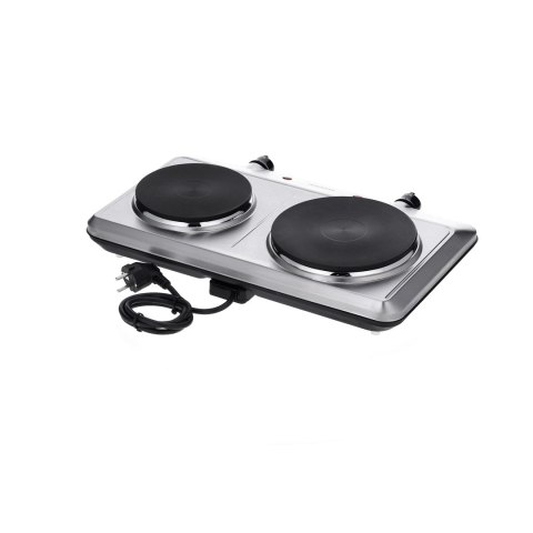 SEVERIN DK 1014 płyta kuchenna Stal nierdzewna Blat 45.5 cm Płyta uszczelniona 2 stref(y)