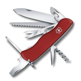 Nóż Outrider Victorinox z ostrzem blokującym, poliamid, czerwony, stal nierdzewna, 14 narzędzi, 11,1 cm (V-0,85 13 B1)