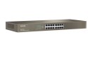 Tenda TEG1016G łącza sieciowe Nie zarządzany Gigabit Ethernet (10/100/1000) 1U Niebieski