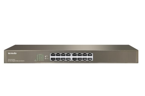 Tenda TEG1016G łącza sieciowe Nie zarządzany Gigabit Ethernet (10/100/1000) 1U Niebieski