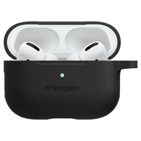 Spigen Silicone Fit AirPods Pro czarny /black ASD00533