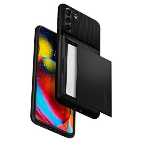 Spigen Slim Armor CS Samsung G996 S21+ czarny/black ACS02393