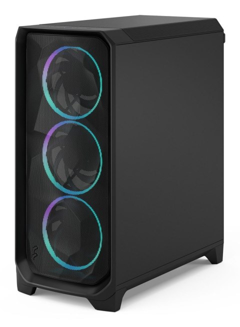 Fractal Meshify 3 Black RGB TG Midi Tower Gaming Gehäuse schwarz