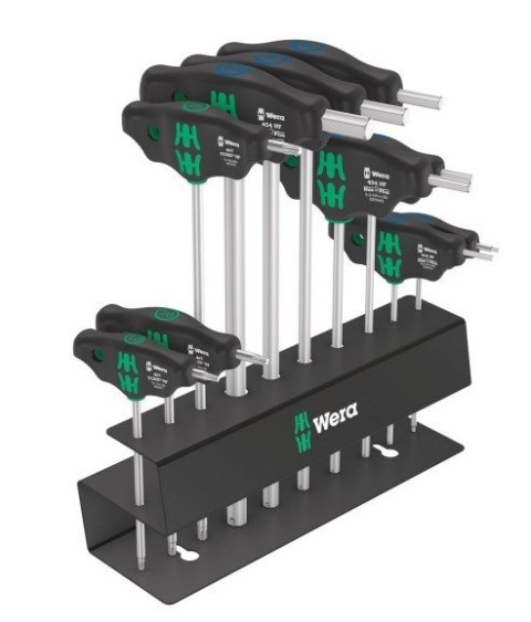 ZESTAW WKRĘTAKÓW T HEX I TORX BICYCLE SET 6, 10 CZĘŚĆ