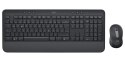 Logitech Signature MK650 Combo For Business klawiatura Dołączona myszka Biuro Bluetooth QWERTZ Niemiecki Grafitowy