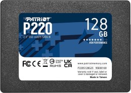 Dysk SSD PATRIOT P220S128G25 (2.5″ /128 GB )