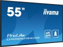 Iiyama 55" profesjonalny wyświetlacz Digital Signage 4K UHD z zaawansowanymi opcjami sterowania i łączności