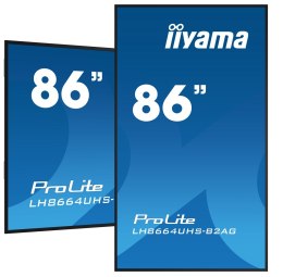 Monitor Iiyama 86-calowy model LH8664UHS-B2AG z HDMI i USB