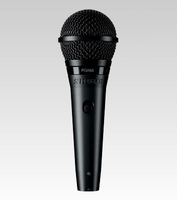Shure PGA58-XLR Czarny Mikrofon Stage / Performance