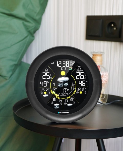 Stacja pogodowa BLAUPUNKT WS65BK APP, czarny