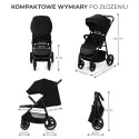 Kinderkraft wózek spacerowy TRIG 3 ONYX BLACK (WYPRZEDAŻ)