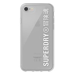 SuperDry Snap iPhone 6/6s/7/8/SE 2020 / SE 2022 Clear Case biały/white 41573