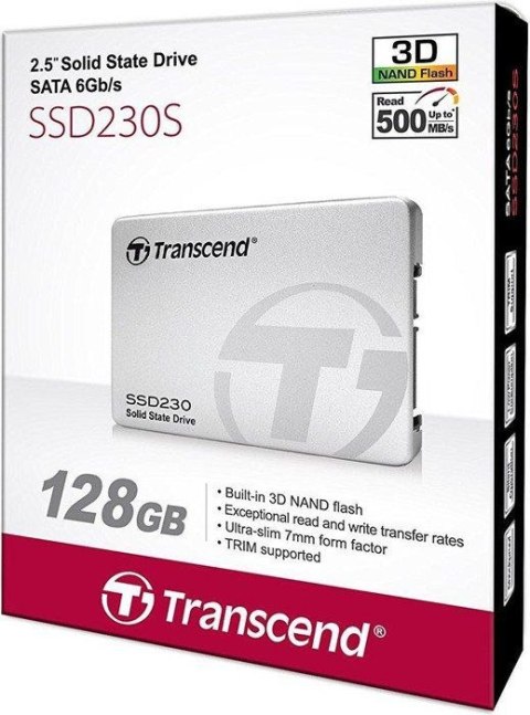 Dysk SSD TRANSCEND 230S 128 GB (2.5″ /128 GB )