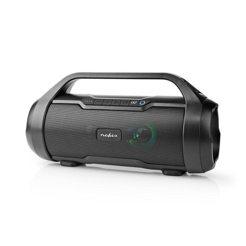 Głośnik Nedis Party Boombox 60W LED [60W/ 6Std Akku/ Bluetooth/ TWS/ LED]