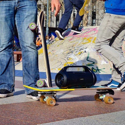 Głośnik Nedis Party Boombox 60W LED [60W/ 6Std Akku/ Bluetooth/ TWS/ LED]