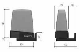 Wspornik montażowy do lampy CAME KRX (806LA-0040)