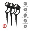 Lampa zewnętrzna Nedis ZBLOS10RGBW3 Smartlife RGB Zigbee 3.0 3W 3-pack