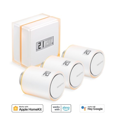 Zestaw: termostat + 3 zawory Netatmo NBU-NTH-NAV