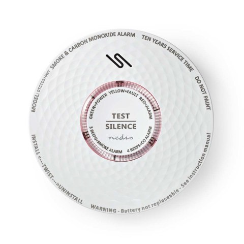 Czujnik dymu i czadu Nedis DTCTCS10WT