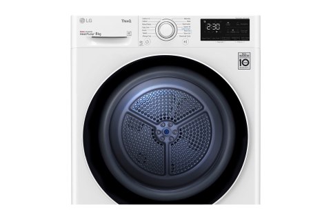LG RH80V3AV6N suszarki do prania Wolnostojący Od przodu 8 kg A++ Biały