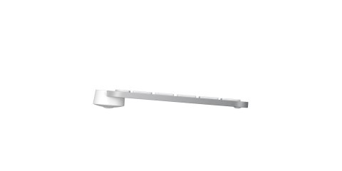 Klawiatura Logitech MX Keys S 920-011566 RF Wireless + Bluetooth QWERTZ Niemiecki Aluminium, Biała