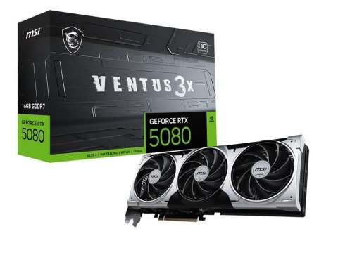 MSI GeForce RTX 5080 16GB VENTUS 3X OC PLUS