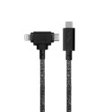 Native Union Belt Cable Duo Pro 240W - kabel USB-C - USB-C / lightning, 2,4 m (cosmos)