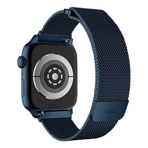 UNIQ pasek Dante Apple Watch Series 4/5/6/7/SE 38/40/41mm. Stainless Steel niebieski/cobalt blue