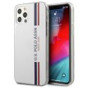 US Polo USHCP12LPCUSSWH iPhone 12 Pro Max 6,7" biały/white Tricolor Collection