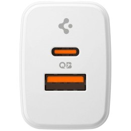 Ładowarka sieciowa Spigen Essential EE202EU 20W USB-C/USB-A biały