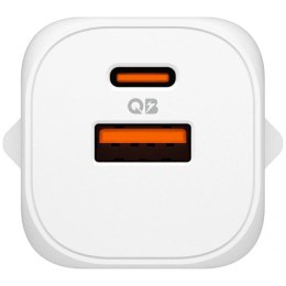 Ładowarka sieciowa Spigen Essential EE352EU 35W USB-C/USB-A biały