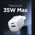 Ładowarka sieciowa Spigen Essential EE352EU 35W USB-C/USB-A biały