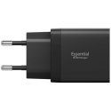 Ładowarka sieciowa Spigen Essential EE472EU 47W 2xUSB-C czarny