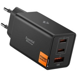 Ładowarka sieciowa Spigen Essential EE673EU 67W 2xUSB-C/USB-A czarny