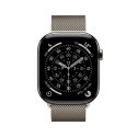 Apple Watch Series 11 Cellular 46 mm koperta z naturalnego tytanu z paskiem z naturalnej siateczki - M/L