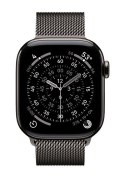 Apple Watch Series 11 GPS + Cellular 46mm Koperta z tytanu w kolorze łupkowym i pętelką w kolorze łupkowym - S/M