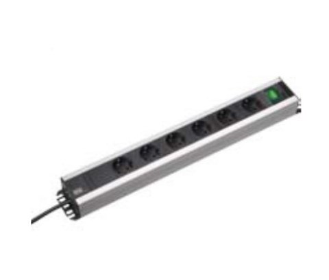 Listwa rzemieślnicza Bachmann 6-krotna 90, 2,0m z przełącznikiem po prawej stronie