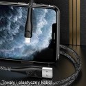 USAMS Kabel pleciony U41 Lightning Fast Charge 3m czerwony/red SJ397USB02 (US-SJ397)