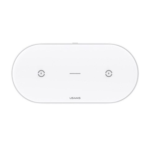 USAMS Ład. indukcyjna US-CD120 10W Dual biały/white CD120JN01