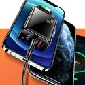USAMS Ładowarka siec. 1xUSB-C+1xUSB T40 20W LED (only head) PD3.0 +QC3.0 Fast Charging czarny/black CC133TC01 (US-CC133)