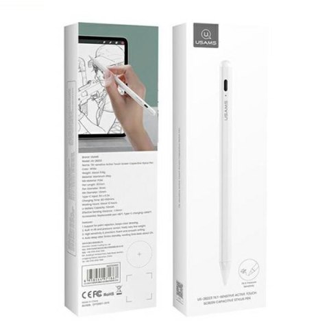 USAMS Rysik Active Touch Screen For iPad biały/white ZB223DRB01 (US-ZB223)