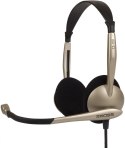 Koss | CS100 | Headphones | Wired | On-Ear | Microphone | Black/Gold