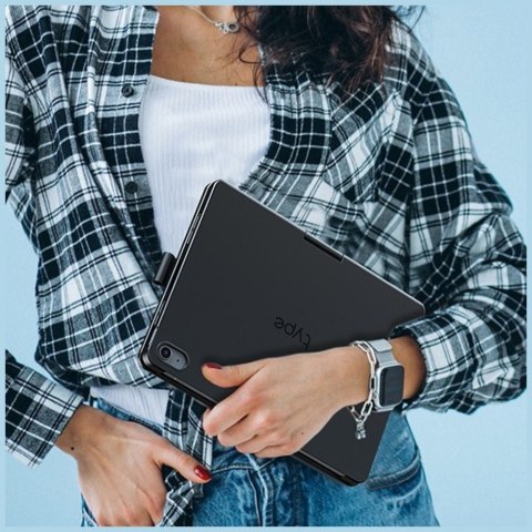 Etui Typecase Flexbook Touch z klawiaturą do iPad 11" (A16) 2025 / iPad 10.9" 2022 srebrny