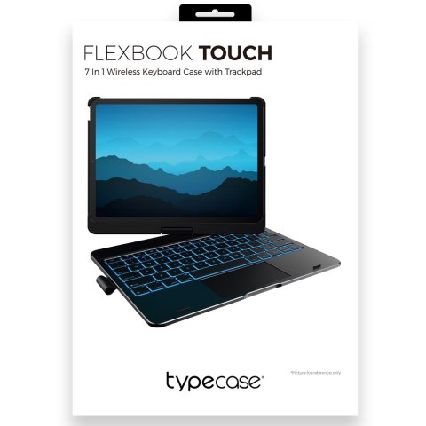 Etui Typecase Flexbook Touch z klawiaturą do iPad 11" (A16) 2025 / iPad 10.9" 2022 srebrny